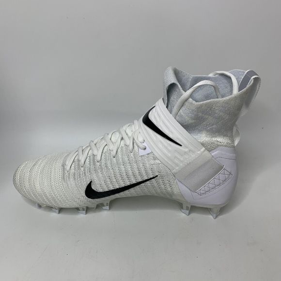 Nike Alpha Menace Elite 2 Football Cleats Flyknit Men\'s 12.5 White AO3374-101 main image 8